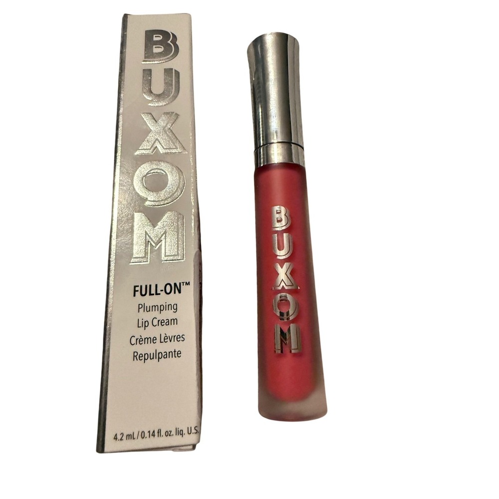 Buxom Full-On Plumping Lip Cream Mudslide New w Box Shine Lipstick Gloss Full Sz